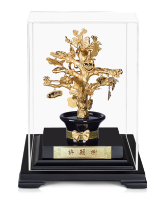 GoldenMaster 24K Gold Foil Paintings, Organic Window Display Series 2 - GoldenMaster
