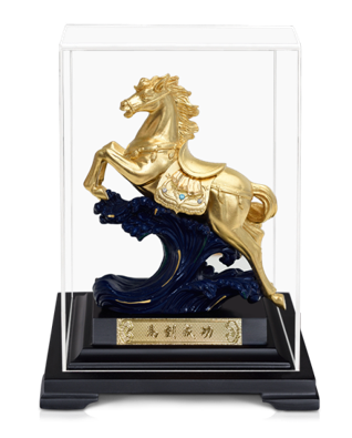 GoldenMaster 24K Gold Foil Paintings, Organic Window Display Series 2 - GoldenMaster