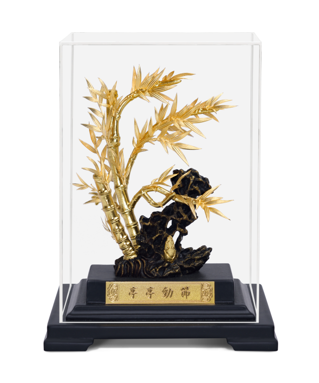 GoldenMaster 24K Gold Foil Paintings, Organic Window Display Series 2 - GoldenMaster