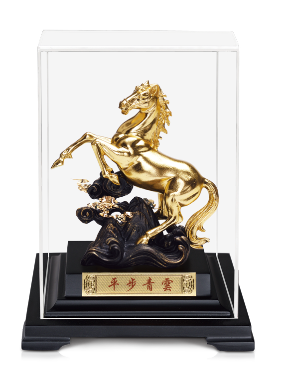 GoldenMaster 24K Gold Foil Paintings, Organic Window Display Series 2 - GoldenMaster