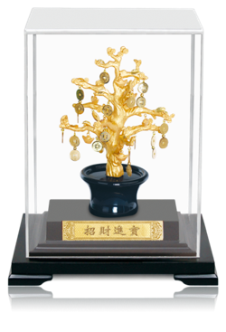 GoldenMaster 24K Gold Foil Paintings, Organic Window Display Series 2 - GoldenMaster