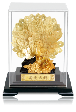 GoldenMaster 24K Gold Foil Paintings, Organic Window Display Series 2 - GoldenMaster