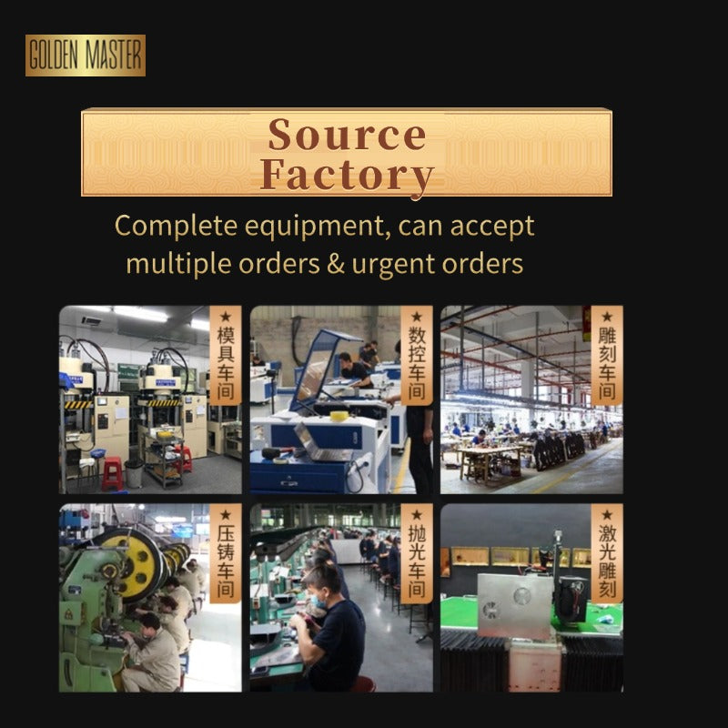 GoldenMaster gold crafts customization, custom processing gold foil crafts,Contact us for customization