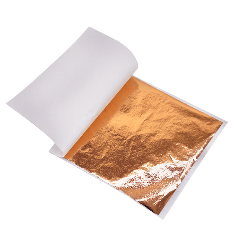 Golden Master Gold Foil Factory Direct Sales Bulk Gold Foil Paper Gold Foil 9CM Taiwan Gold Gold Foil Nail Art Raw Material Silver Foil - GoldenMaster