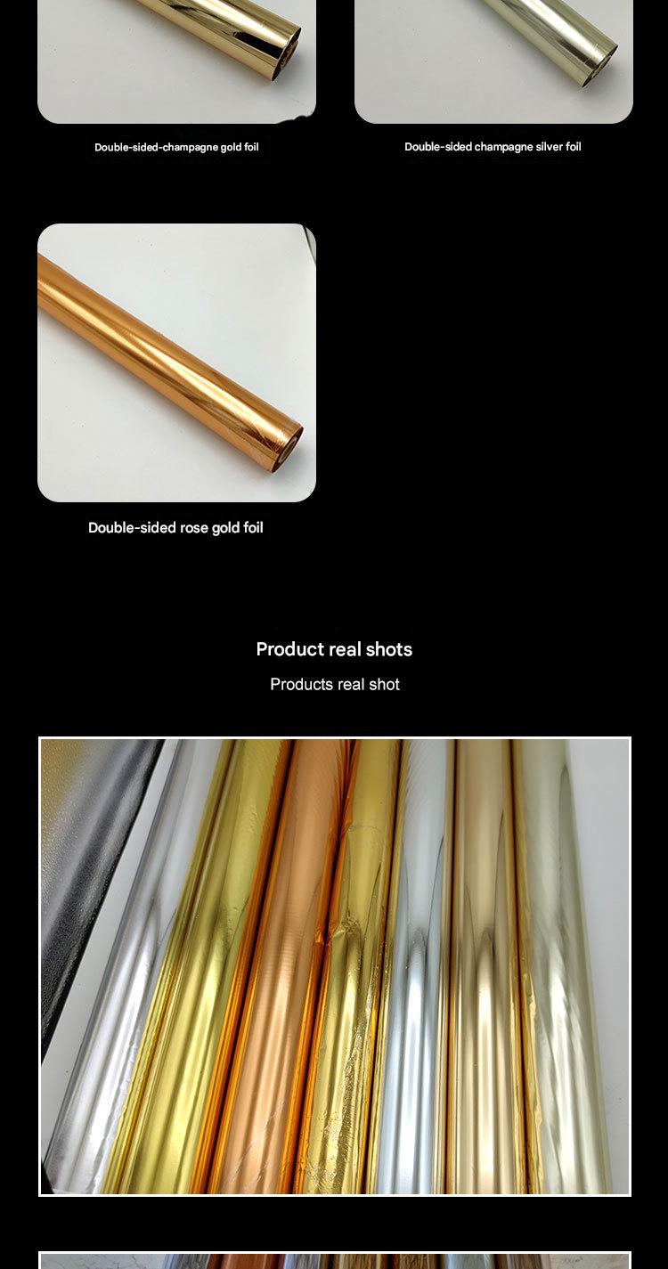 GoldenMaster factory double-sided gold foil paper, silver foil, double-sided gold foil, single-sided gold and silver foil, support customization - GoldenMaster