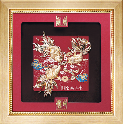 24K Gold Foil Painting Peace Series - GoldenMaster