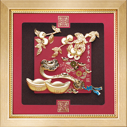 24K Gold Foil Painting Peace Series - GoldenMaster