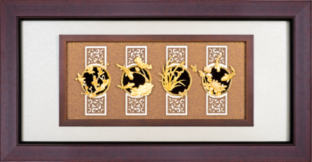 GoldenMaster 24K 3D Gold Foil Painting Zen Style Series - GoldenMaster