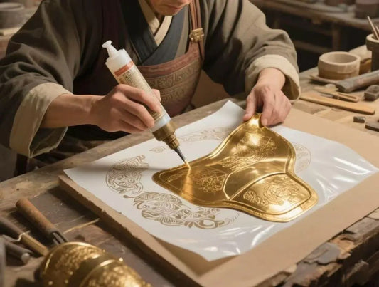 GoldenMaser:Gold Foil Painting - The Art of Gilding on Your Fingertips