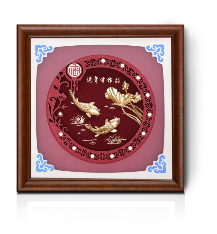 GoldenMaster 24K Gold Foil Painting Hongfu Series - GoldenMaster
