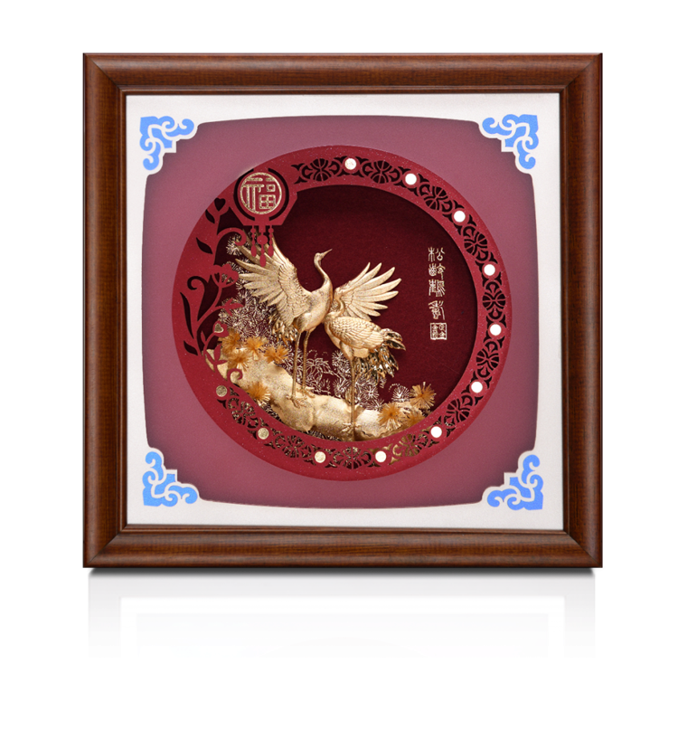 GoldenMaster 24K Gold Foil Painting Hongfu Series - GoldenMaster