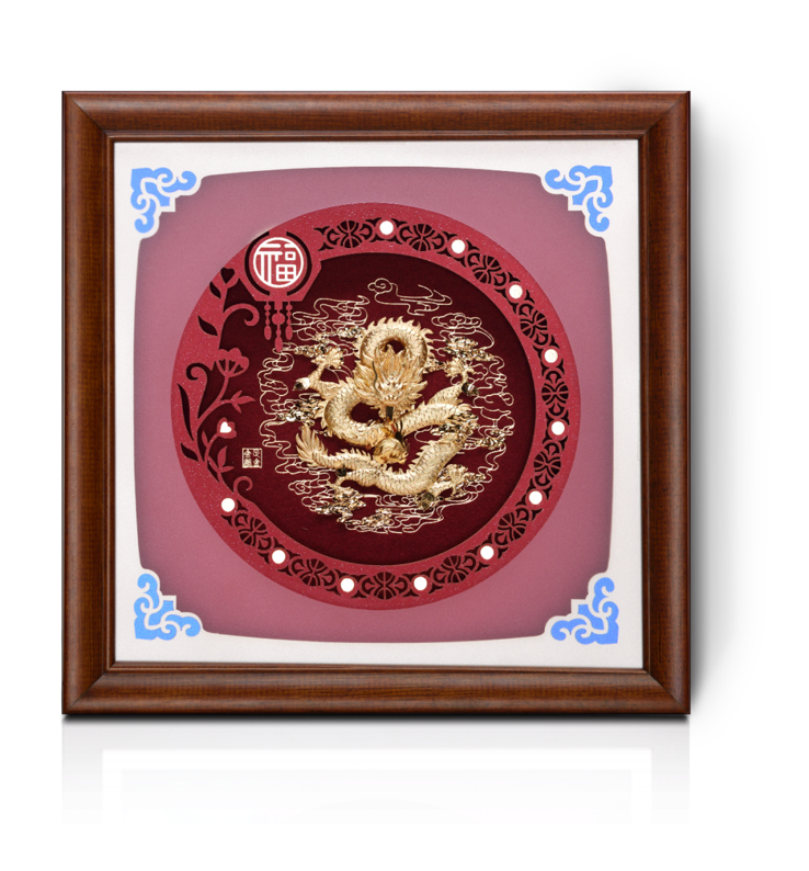 GoldenMaster 24K Gold Foil Painting Hongfu Series - GoldenMaster
