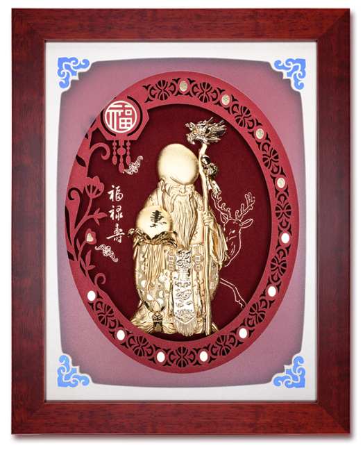 GoldenMaster 24K Gold Foil Painting Hongfu Series - GoldenMaster