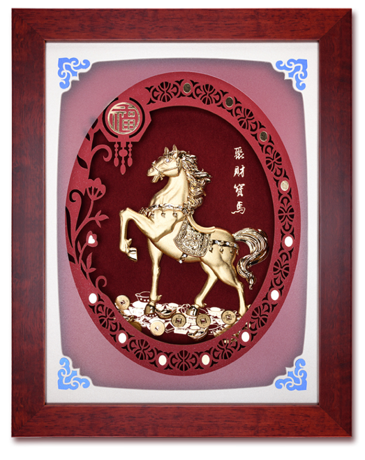 GoldenMaster 24K Gold Foil Painting Hongfu Series - GoldenMaster