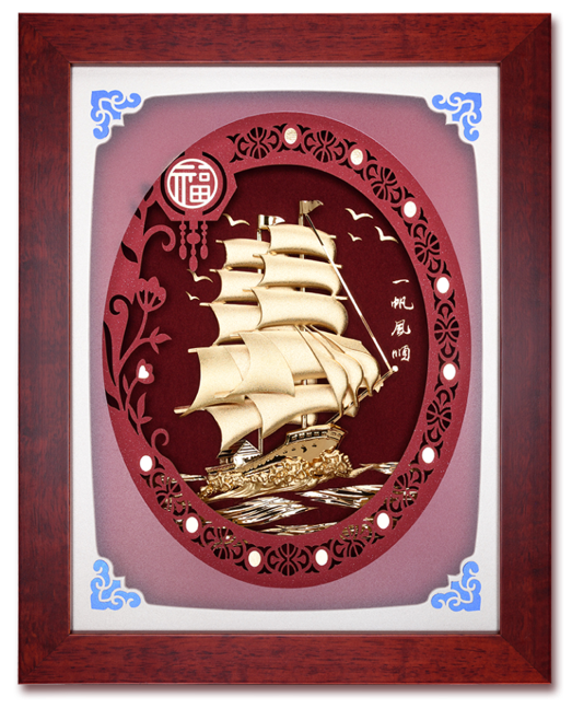 GoldenMaster 24K Gold Foil Painting Hongfu Series - GoldenMaster