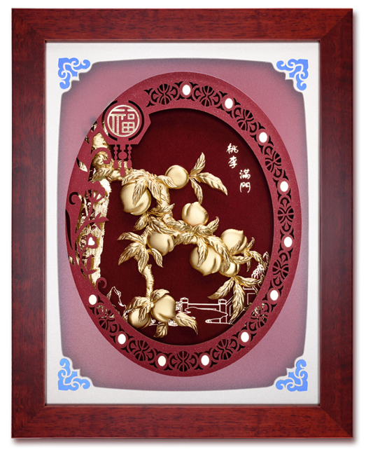 GoldenMaster 24K Gold Foil Painting Hongfu Series - GoldenMaster