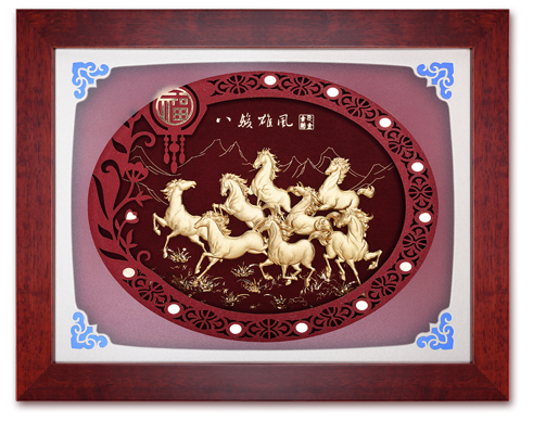 GoldenMaster 24K Gold Foil Painting Hongfu Series - GoldenMaster