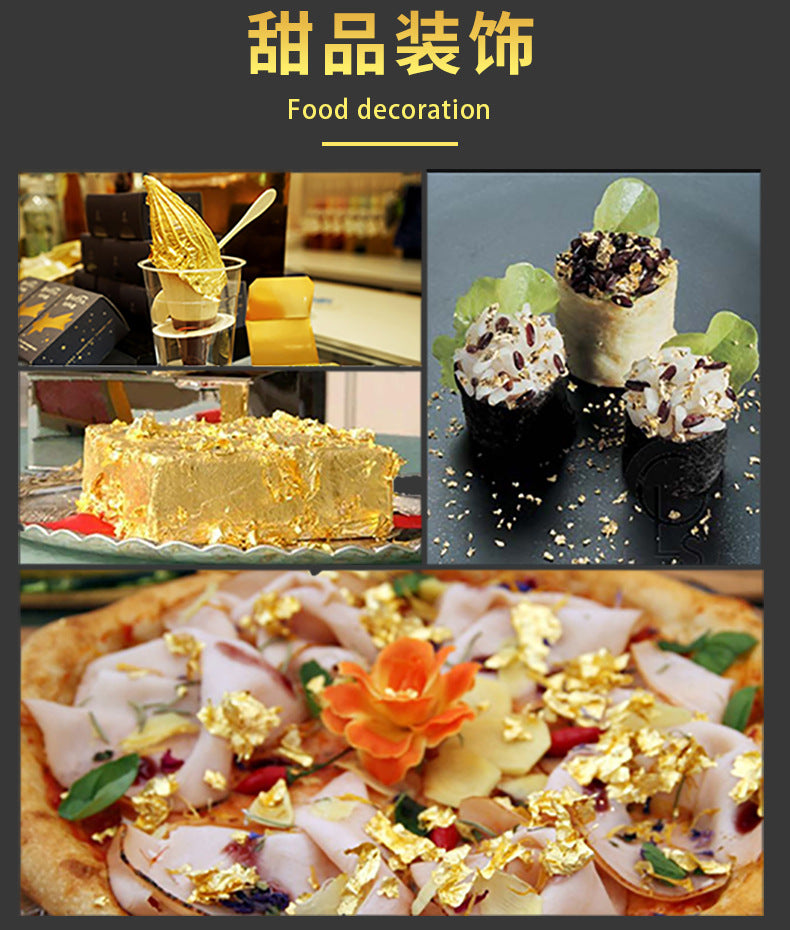 GoldenMaster Factory Gold foil notebook [24K Pure Gold Foil Paper] Gold Content 98% Gold, Large Factory Spot Gold Outdoor Gold Foil Paper - GoldenMaster