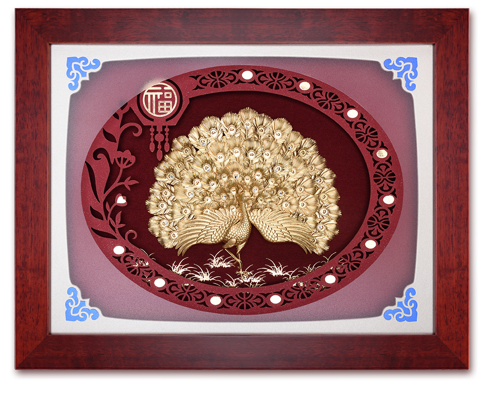 GoldenMaster 24K Gold Foil Painting Hongfu Series - GoldenMaster
