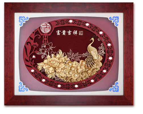 GoldenMaster 24K Gold Foil Painting Hongfu Series - GoldenMaster