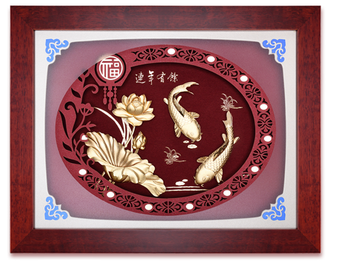 GoldenMaster 24K Gold Foil Painting Hongfu Series - GoldenMaster