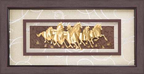 GoldenMaster 24K Gold 3D Gold Foil Painting Yalan Series - GoldenMaster