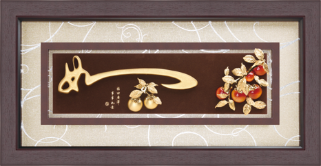 GoldenMaster 24K Gold 3D Gold Foil Painting Yalan Series - GoldenMaster