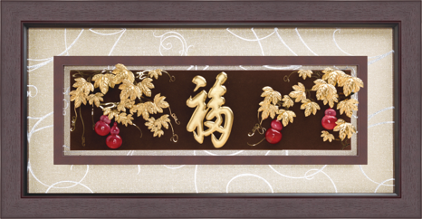 GoldenMaster 24K Gold 3D Gold Foil Painting Yalan Series - GoldenMaster
