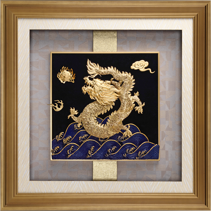 GoldenMaster 24K 3D Gold Foil Painting Framed Painting Series - GoldenMaster