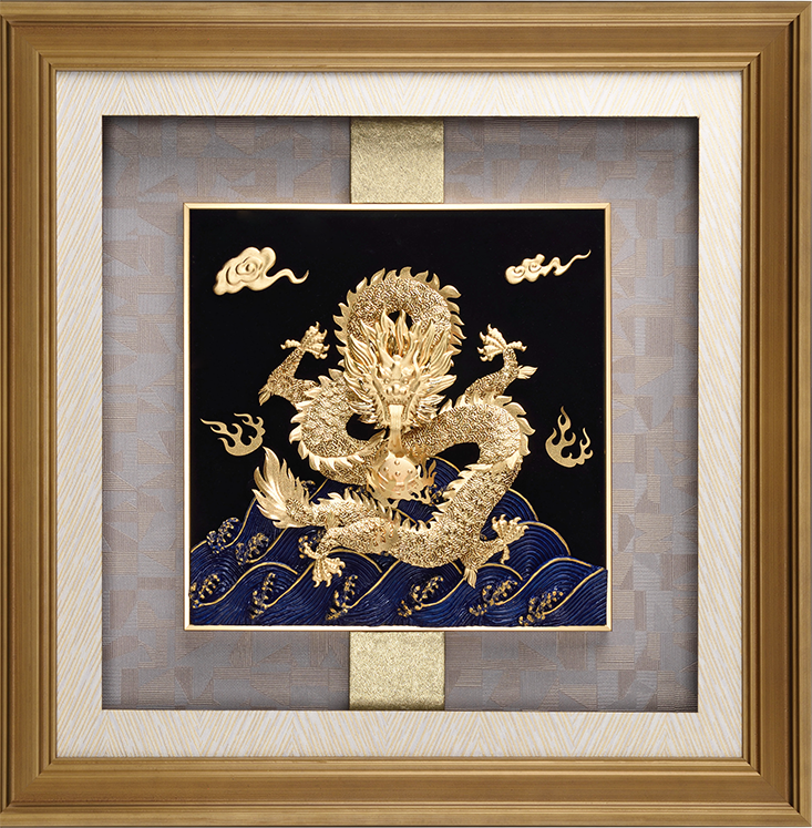 GoldenMaster 24K 3D Gold Foil Painting Framed Painting Series - GoldenMaster