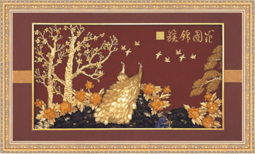 GoldenMaster 24K 3D Gold Foil Painting Framed Painting Series - GoldenMaster