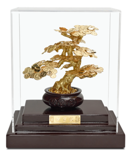 GoldenMaster 24K Gold Foil Painting Organic Window Series 1 - GoldenMaster
