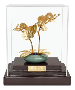 GoldenMaster 24K Gold Foil Painting Organic Window Series 1 - GoldenMaster