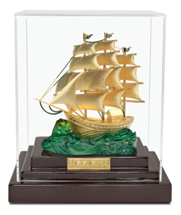 GoldenMaster 24K Gold Foil Painting Organic Window Series 1 - GoldenMaster
