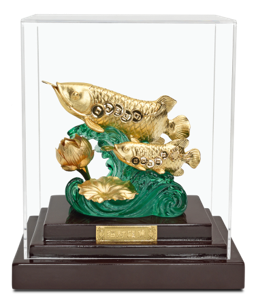 GoldenMaster 24K Gold Foil Painting Organic Window Series 1 - GoldenMaster