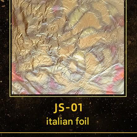 GoldenMaster Italian colored foil 14cm glass colored foil DIY five-star colored foil for furniture crafts decoration - GoldenMaster