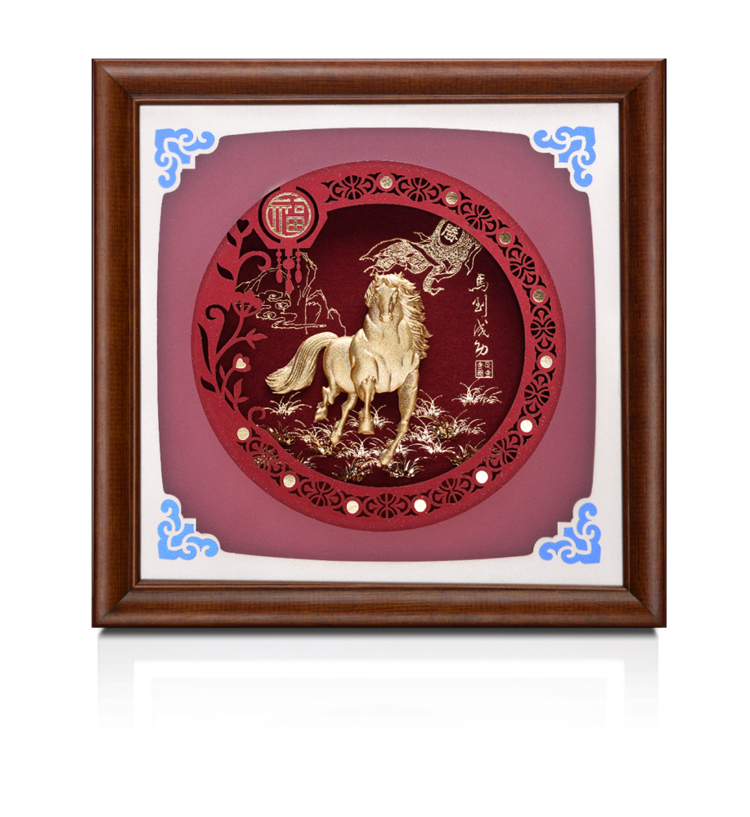 GoldenMaster 24K Gold Foil Painting Hongfu Series - GoldenMaster