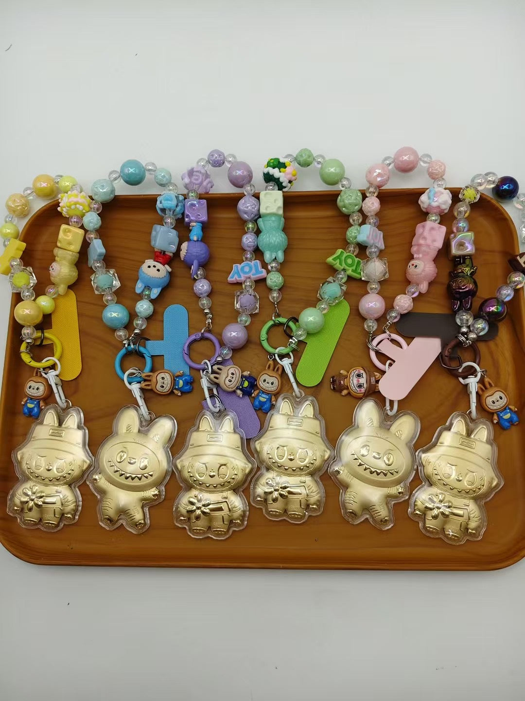 GoldenMaster Cute Gold 999 Labub Mobile Phone Pendant Keychain - GoldenMaster