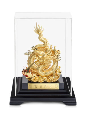 GoldenMaster 24K Gold Foil Paintings, Organic Window Display Series 2 - GoldenMaster
