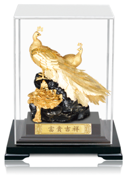 GoldenMaster 24K Gold Foil Paintings, Organic Window Display Series 2 - GoldenMaster