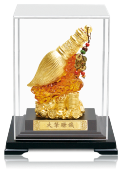 GoldenMaster 24K Gold Foil Paintings, Organic Window Display Series 2 - GoldenMaster
