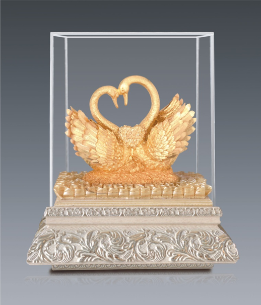 GoldenMaster 24K Gold Foil Paintings, Organic Window Display Series 4 - GoldenMaster