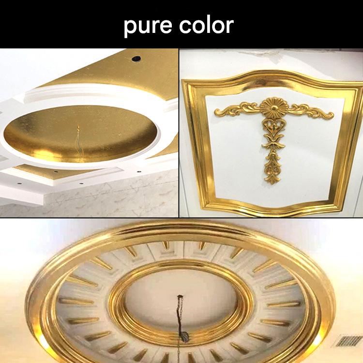 GoldenMasterFactory book gold foil 14*14cm transfer gold foil paper for indoor and outdoor decoration crafts decoration building materials - GoldenMaster