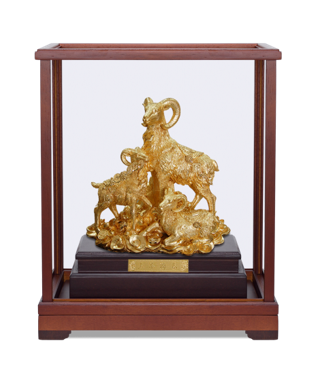 GoldenMaster 24K Gold Leaf Paintings - Window Display Series 2 - GoldenMaster