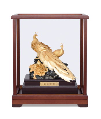 GoldenMaster 24K Gold Leaf Paintings, Window Display Series 3 - GoldenMaster