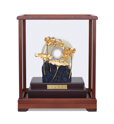 GoldenMaster 24K Gold Leaf Paintings, Window Display Series 3 - GoldenMaster