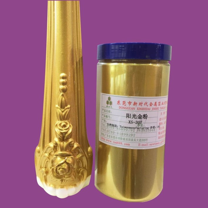 GoldenMaster 24K imitation gold foil powder sunshine gold powder flash gold and silver foil repair gold foil powder furniture craft - GoldenMaster