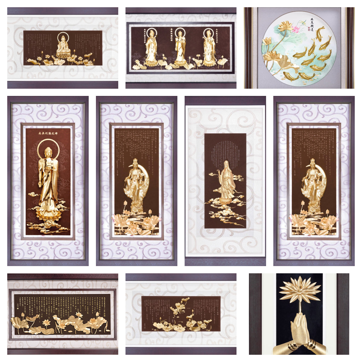 GoldenMaster 24KGold 3D GoldLeaf Painting Sacred Gold Collection - GoldenMaster