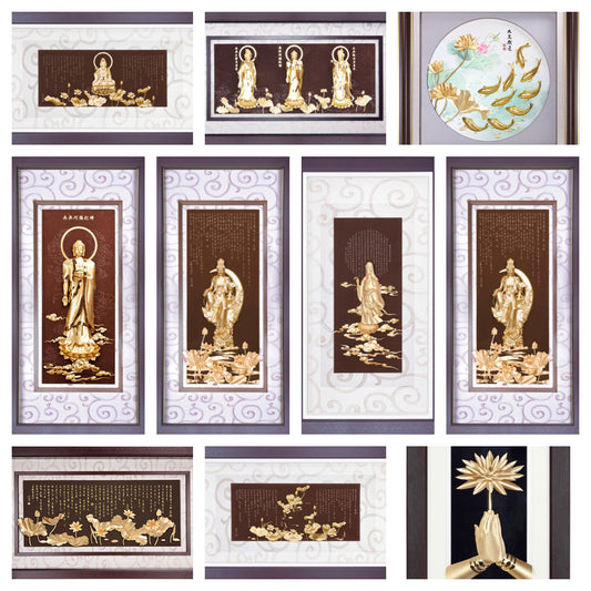 GoldenMaster 24KGold 3D GoldLeaf Painting Sacred Gold Collection - GoldenMaster