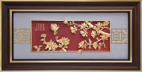 GoldenMaster 24K Gold Foil Painting Yale Series - GoldenMaster